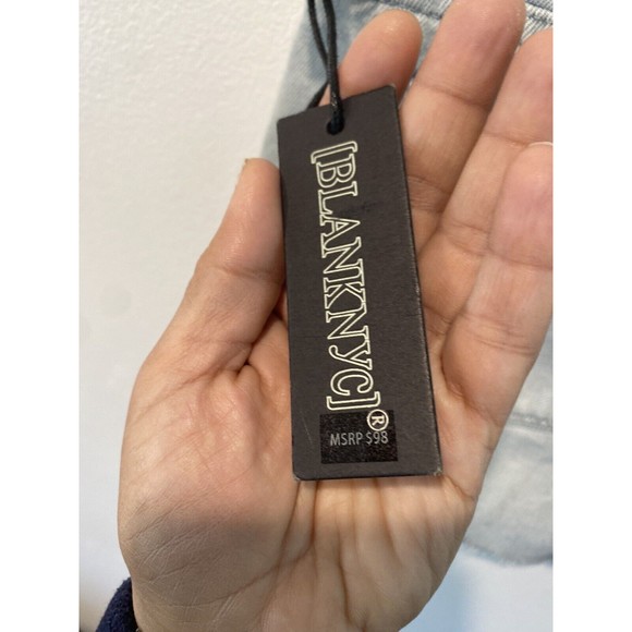 NWT BLANK NYC The Essex Classic Cut Off Denim Jean Shorts - 27 - Picture 5 of 5